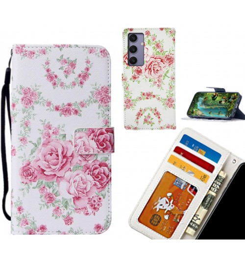 Samsung Galaxy S24 Plus case leather wallet case printed ID