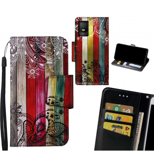 Smart M23 Case wallet fine leather case printed