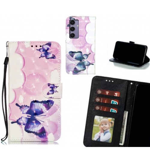 Samsung Galaxy S24 Plus Case Leather Wallet Case 3D Pattern Printed