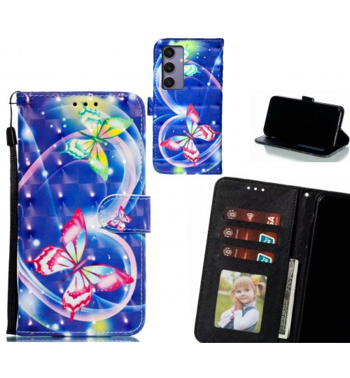 Samsung Galaxy S24 Plus Case Leather Wallet Case 3D Pattern Printed