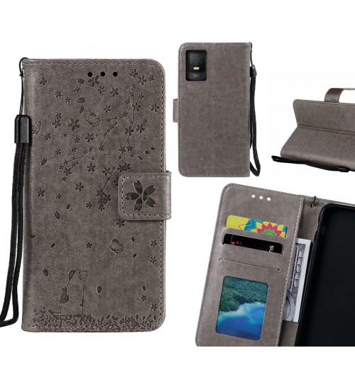 Smart M23 Case Embossed Wallet Leather Case