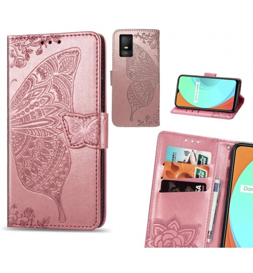 Smart M23 case Embossed Butterfly Wallet Leather Case