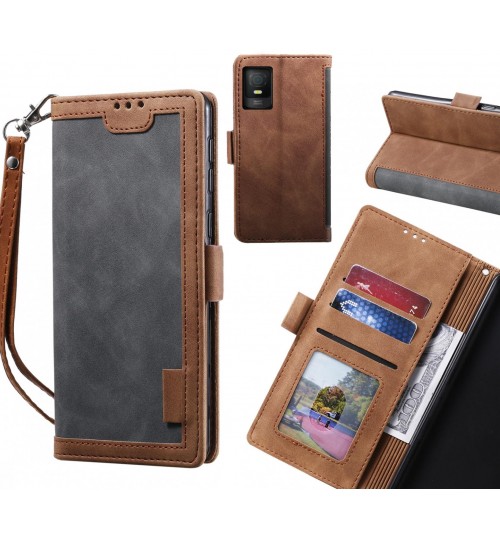 Smart M23 Case Wallet Denim Leather Case Cover