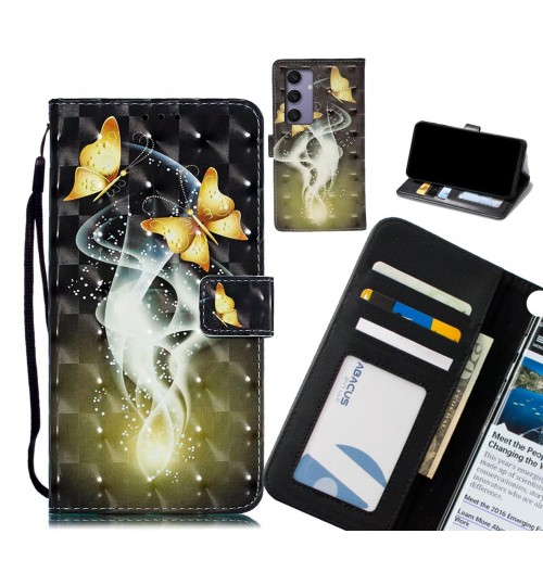 Samsung Galaxy S24 Plus Case Leather Wallet Case 3D Pattern Printed