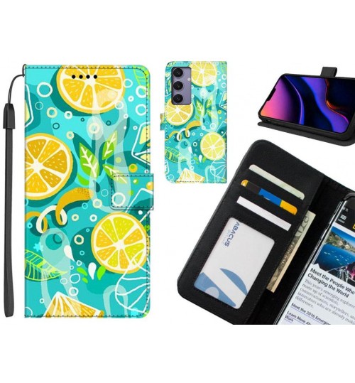 Samsung Galaxy S24 Plus case leather wallet case printed ID