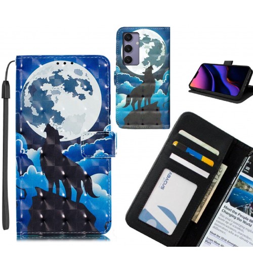 Samsung Galaxy S24 Plus Case Leather Wallet Case 3D Pattern Printed