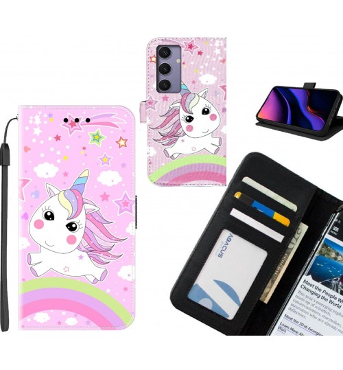 Samsung Galaxy S24 Plus case leather wallet case printed ID