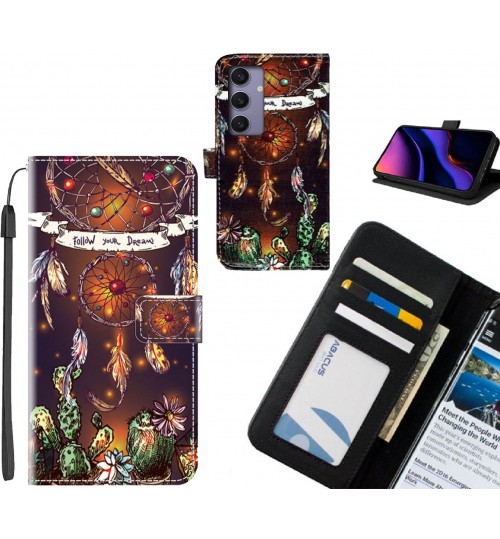 Samsung Galaxy S24 Plus case leather wallet case printed ID