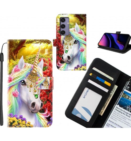 Samsung Galaxy S24 Plus case leather wallet case printed ID