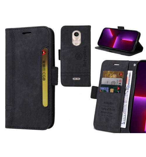 Alcatel 3c Case Alcantara 4 Cards Wallet Case