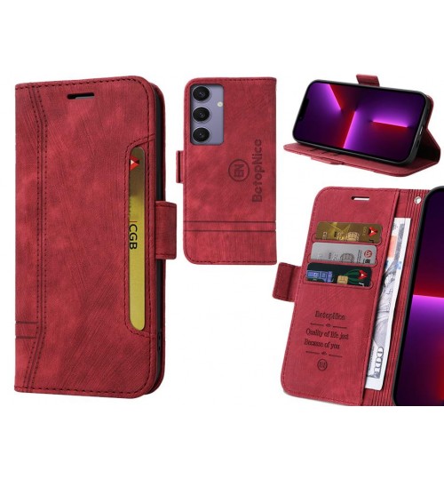 Samsung Galaxy S24 Plus Case Alcantara 4 Cards Wallet Case