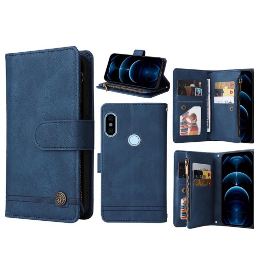 Xiaomi Redmi NOTE 5 Case 9 Card Slots Wallet Denim Leather Case