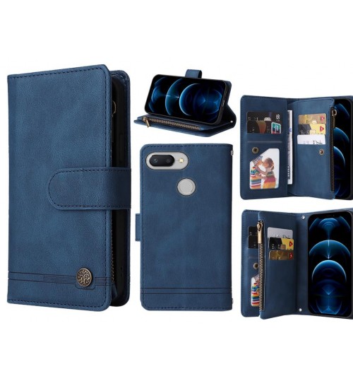 Xiaomi Redmi 6 Case 9 Card Slots Wallet Denim Leather Case