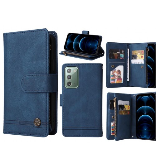 Galaxy Note 20 Case 9 Card Slots Wallet Denim Leather Case