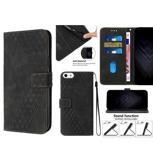 IPHONE 5 Case Wallet Premium PU Leather Cover