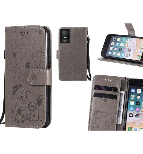 Smart M23 Case Embossed Wallet Leather Case