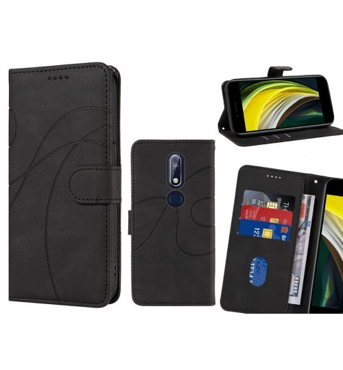 Nokia 7.1 Case Wallet Fine PU Leather Cover