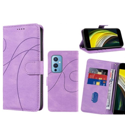 OnePlus 9 Case Wallet Fine PU Leather Cover