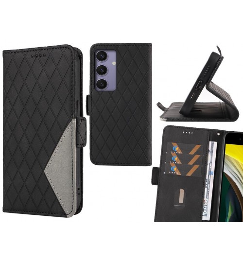 Samsung Galaxy S24 Plus Case Grid Wallet Leather Case