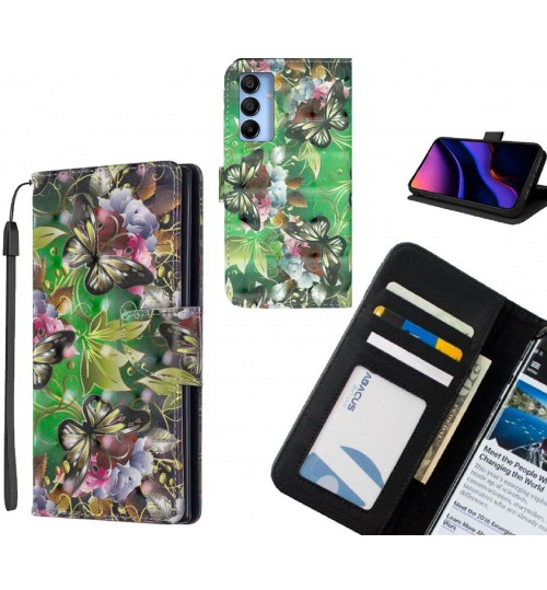 Samsung Galaxy A15 Case Leather Wallet Case 3D Pattern Printed