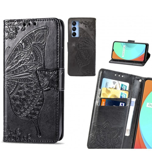 Samsung Galaxy A35 5G case Embossed Butterfly Wallet Leather Case