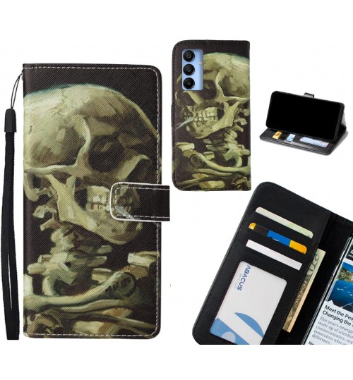 Samsung Galaxy A35 5G case leather wallet case van gogh painting