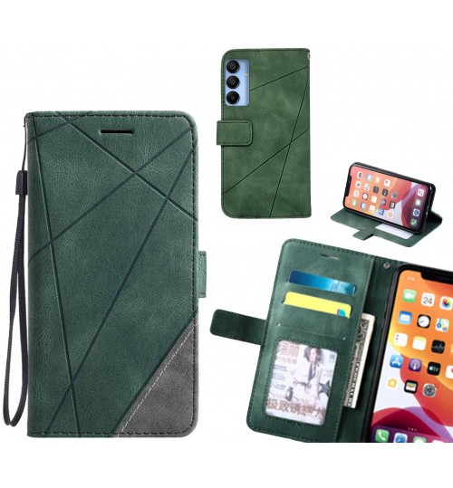 Samsung Galaxy A35 5G Case Wallet Premium Denim Leather Cover