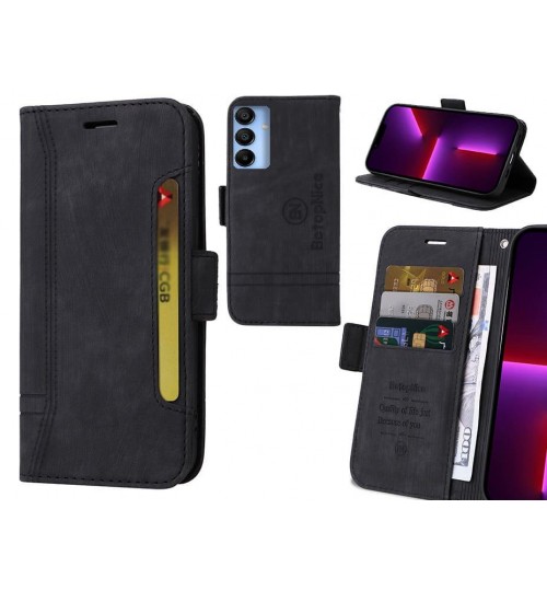 Samsung Galaxy A35 5G Case Alcantara 4 Cards Wallet Case