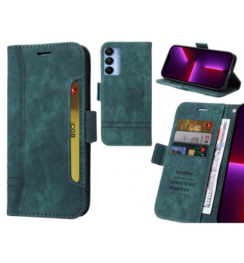 Samsung Galaxy A35 5G Case Alcantara 4 Cards Wallet Case