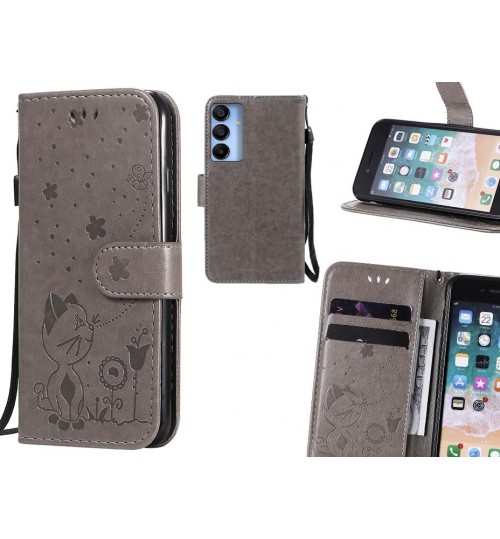 Samsung Galaxy A35 5G Case Embossed Wallet Leather Case