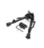 Adjustable Tactical Rifle Bipod Adjustable Spring Return with Adapter