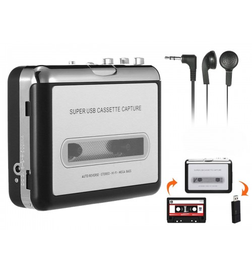 Walkman USB Cassette Player Tape to MP3 Converter