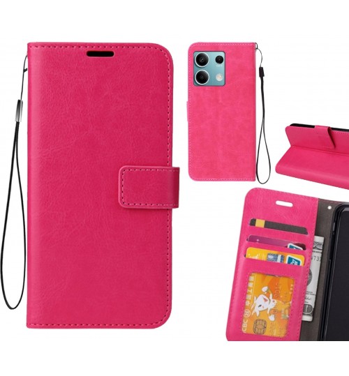 Xiaomi Redmi Note 13 case Fine leather wallet case