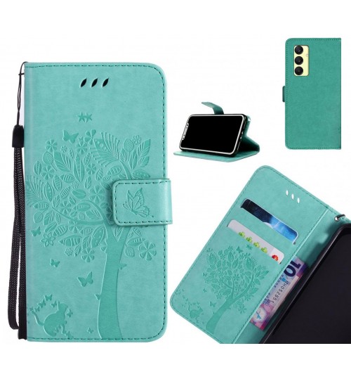 Samsung Galaxy A25 case leather wallet case embossed pattern