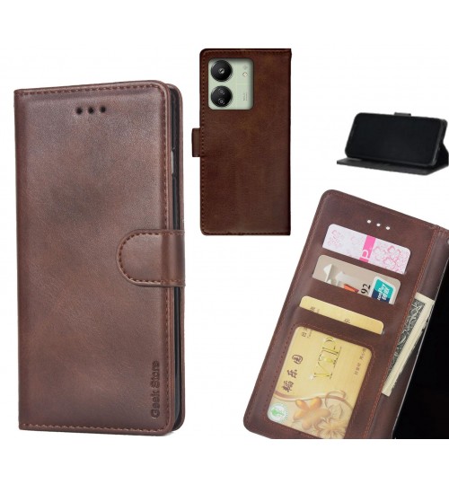 Xiaomi Redmi 13C case executive leather wallet case