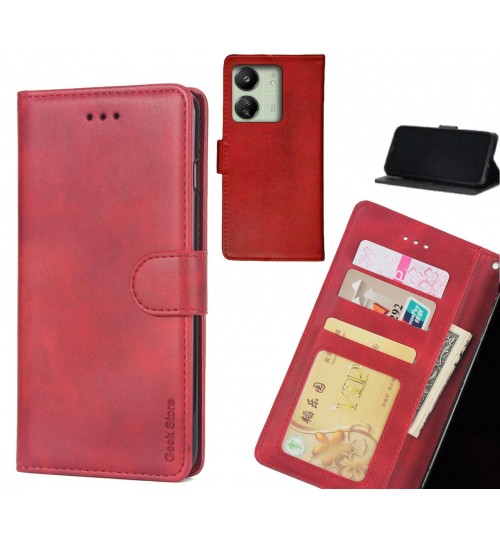 Xiaomi Redmi 13C case executive leather wallet case