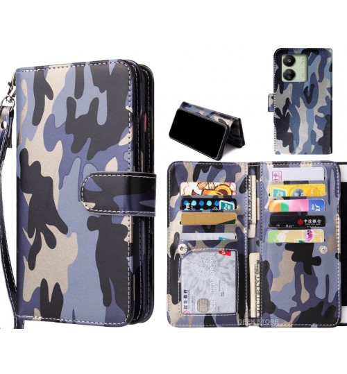 Xiaomi Redmi 13C Case Camouflage Wallet Leather Case