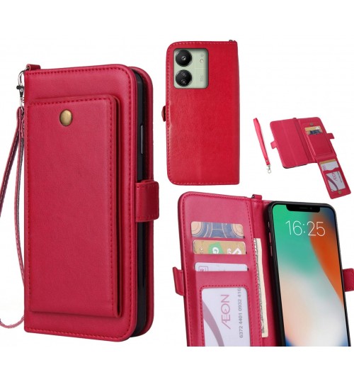 Xiaomi Redmi 13C Case Retro Leather Wallet Case