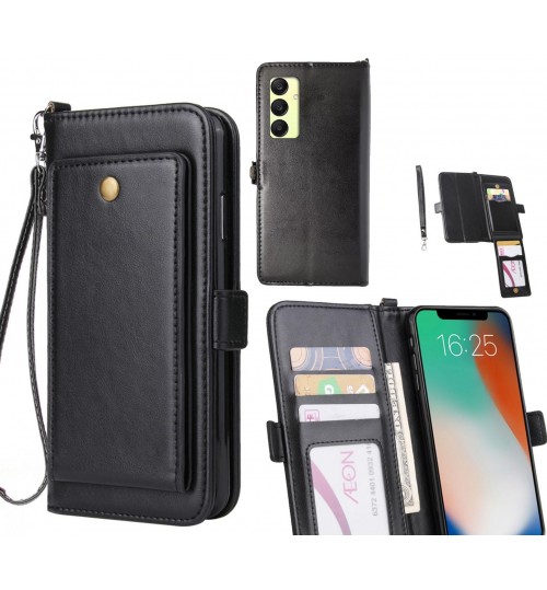 Samsung Galaxy A25 Case Retro Leather Wallet Case