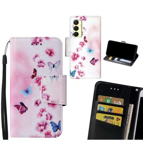 Samsung Galaxy A25 Case wallet fine leather case printed