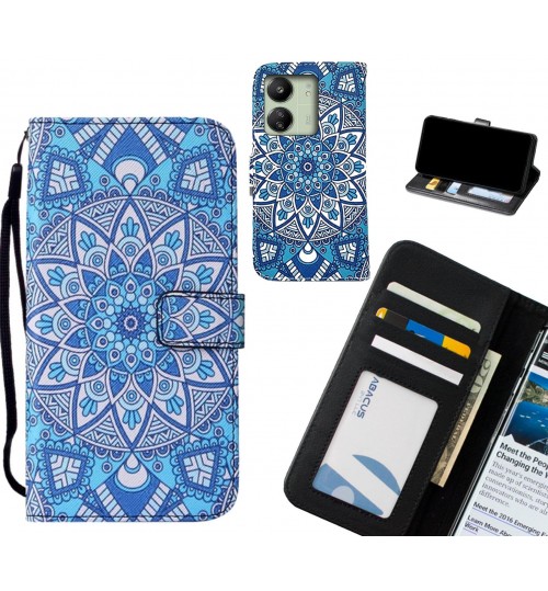 Xiaomi Redmi 13C case leather wallet case printed ID