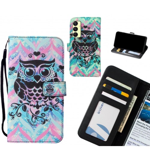 Samsung Galaxy A25 case leather wallet case printed ID