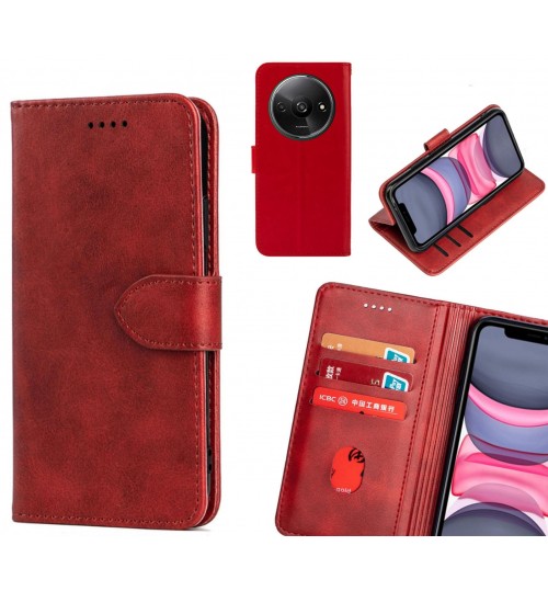 Xiaomi Redmi A3 Case Premium Leather ID Wallet Case