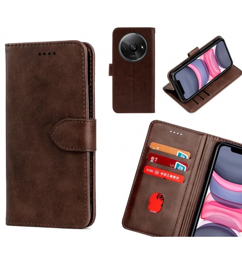 Xiaomi Redmi A3 Case Premium Leather ID Wallet Case