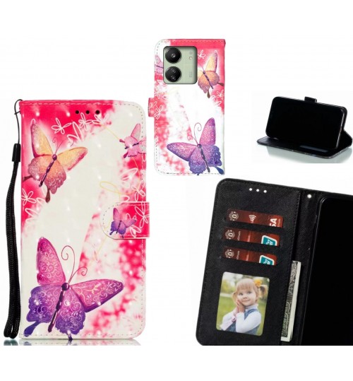 Xiaomi Redmi 13C Case Leather Wallet Case 3D Pattern Printed