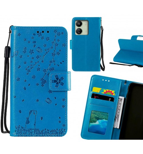 Xiaomi Redmi 13C Case Embossed Wallet Leather Case