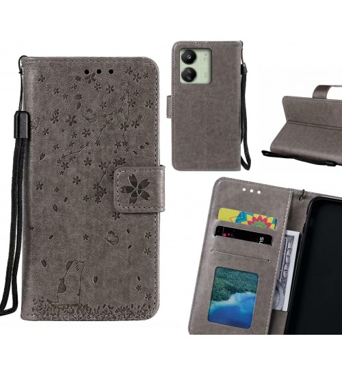 Xiaomi Redmi 13C Case Embossed Wallet Leather Case