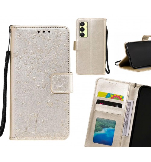 Samsung Galaxy A25 Case Embossed Wallet Leather Case