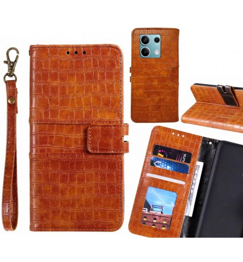 Xiaomi Redmi Note 13 case croco wallet Leather case