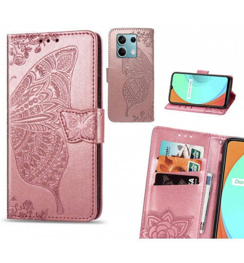 Xiaomi Redmi Note 13 case Embossed Butterfly Wallet Leather Case